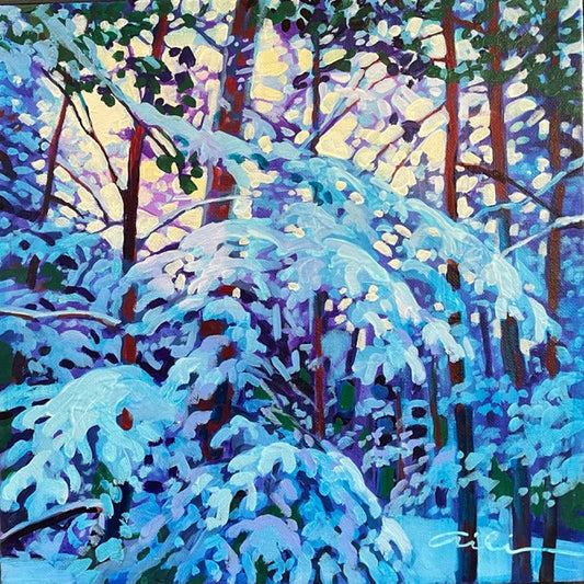 Winter Kept Us Warm I, II, III, 12x12" image 1