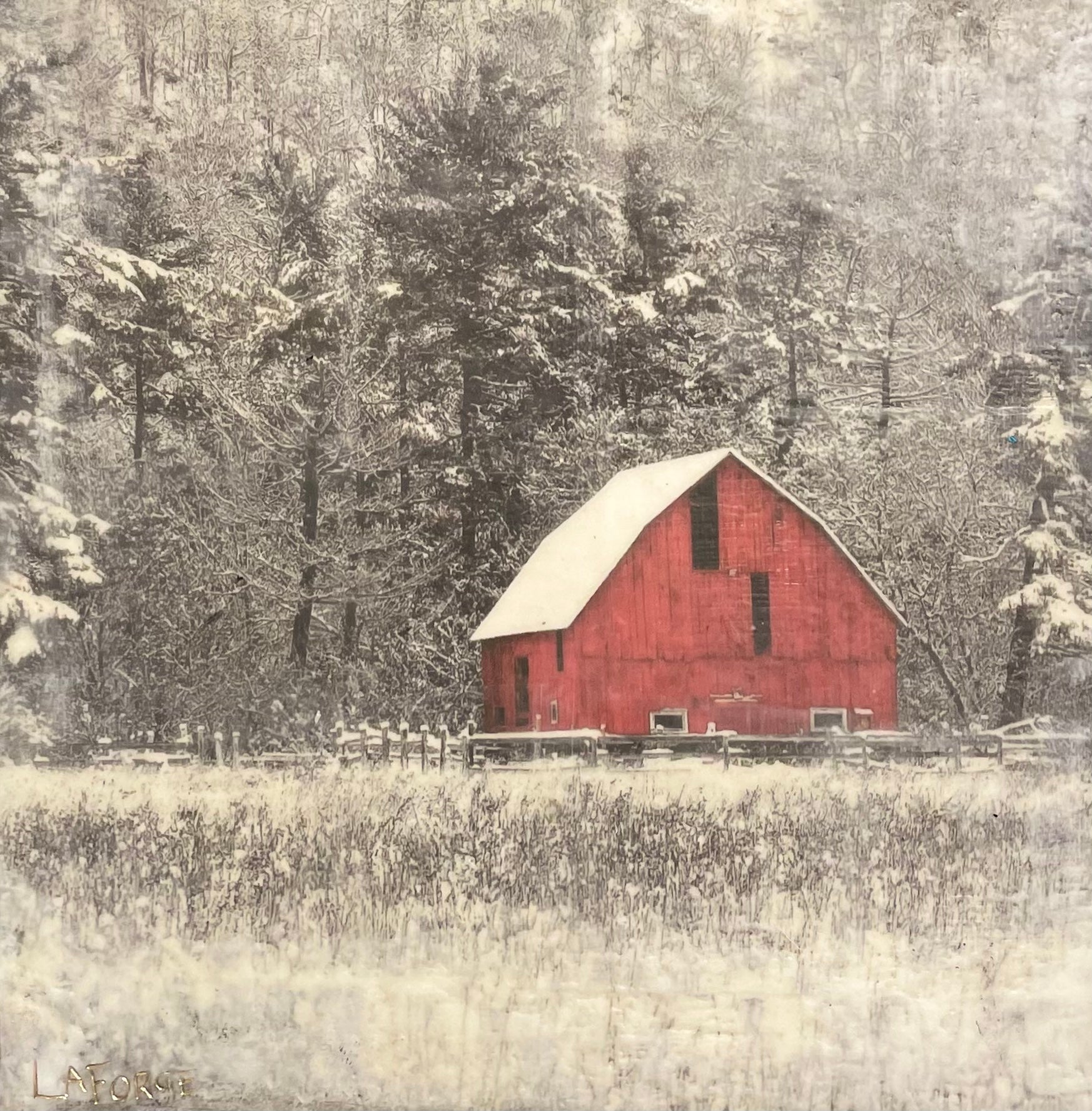 A Peaceful Valley 12"x12" image 0