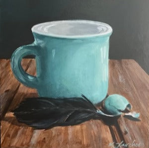 The Robin's Egg, 8x8" image 0