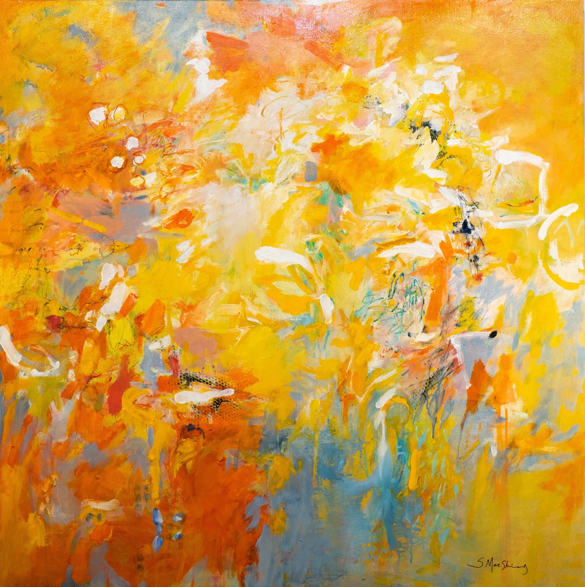 Snake in the Grass, 36x36" image 0