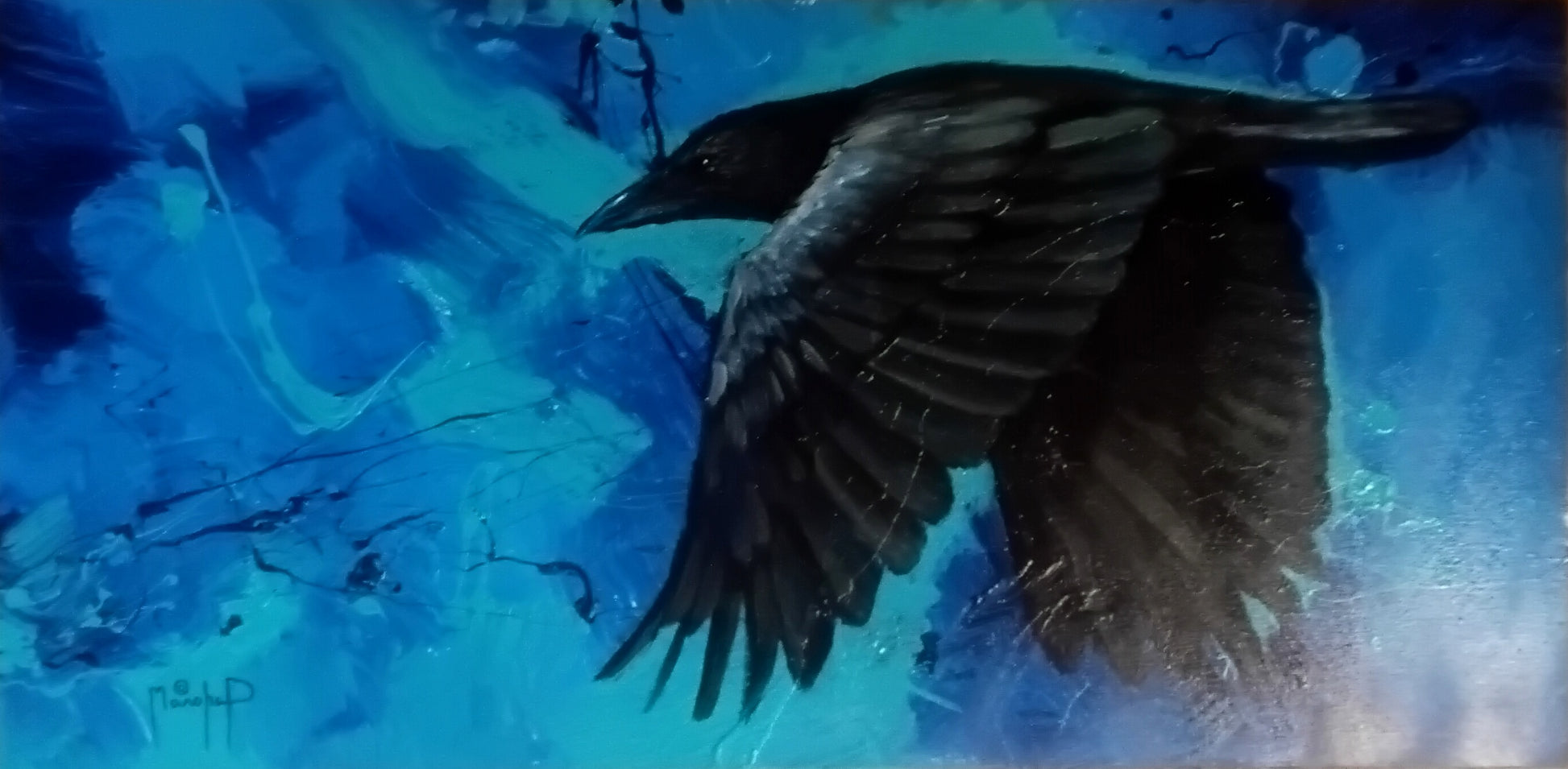 Raven, 18x36" image 0