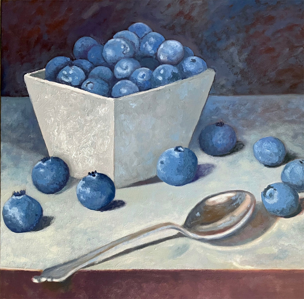 Dreaming of Blueberry Pie 18H x 18W image 0