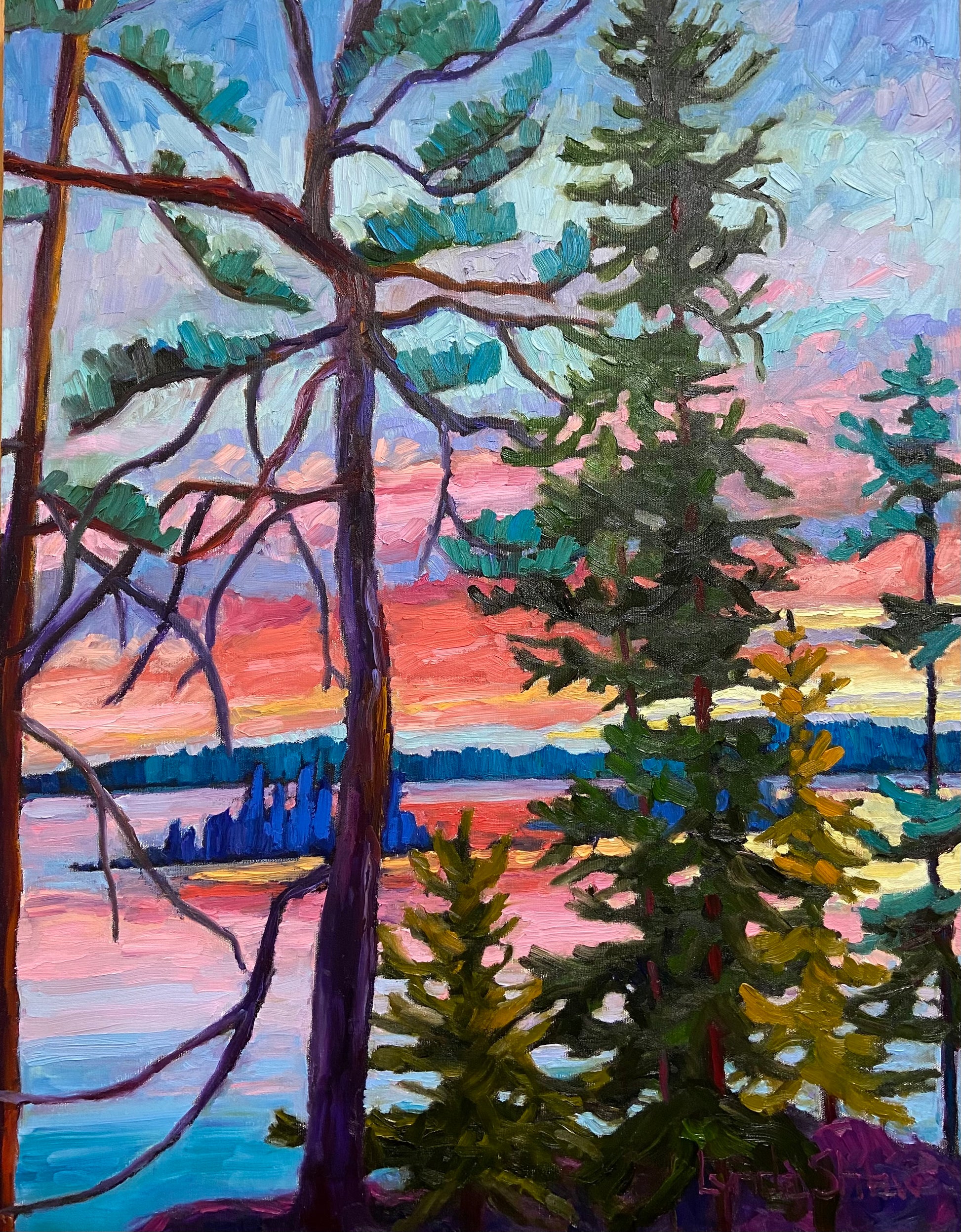 Northern Island View, Col.2, 22x28" image 0