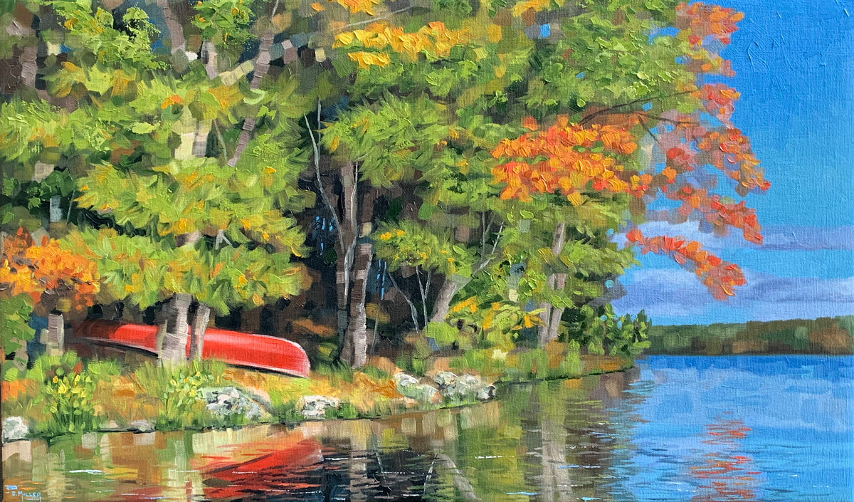 Red Canoe 12x20 image 0