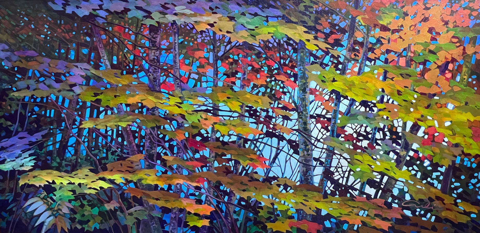 Autumn Moment, 30x60" image 0