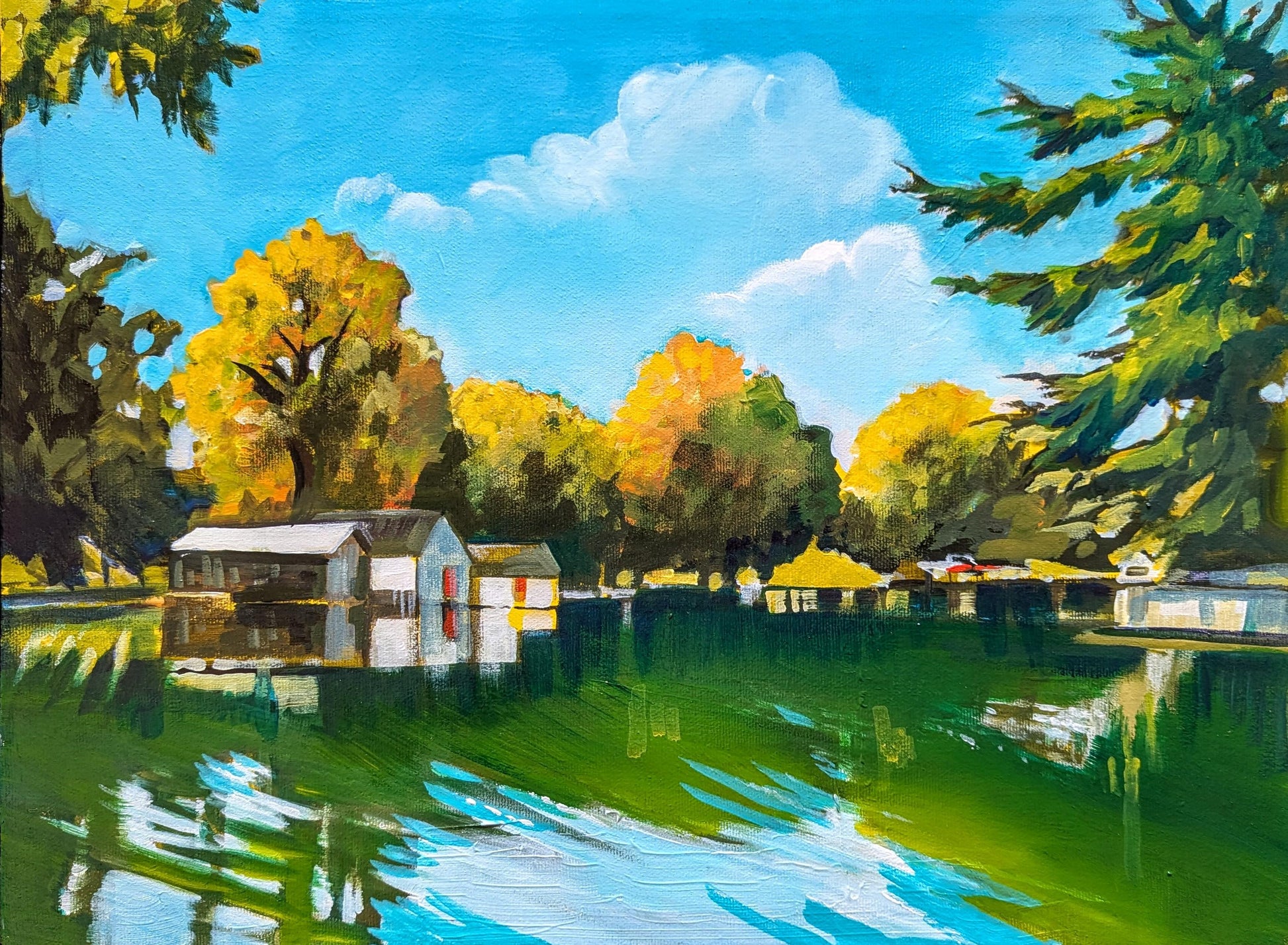 Newboro Lake  12H x 16W image 0