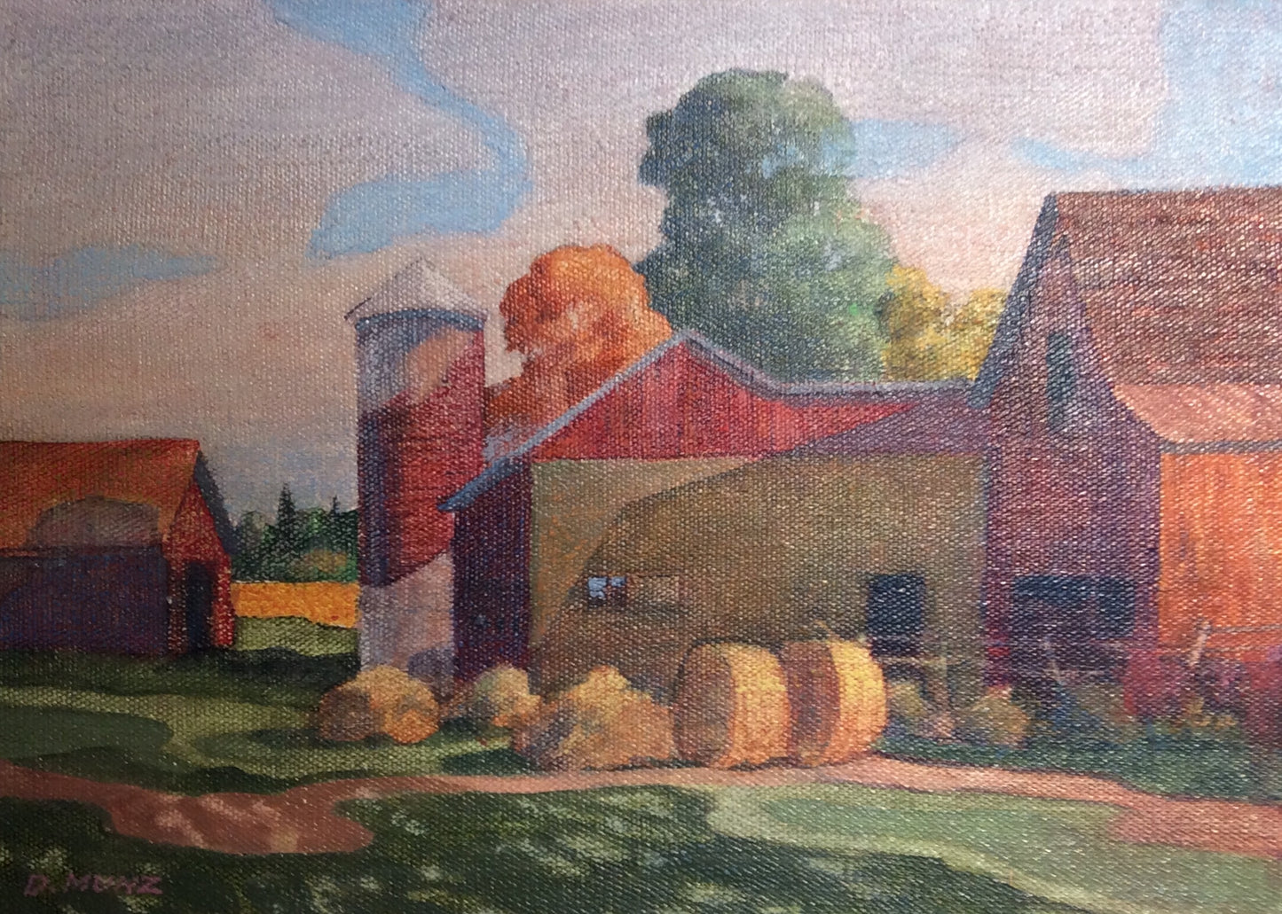 Hay Farm, 13x18" image 0