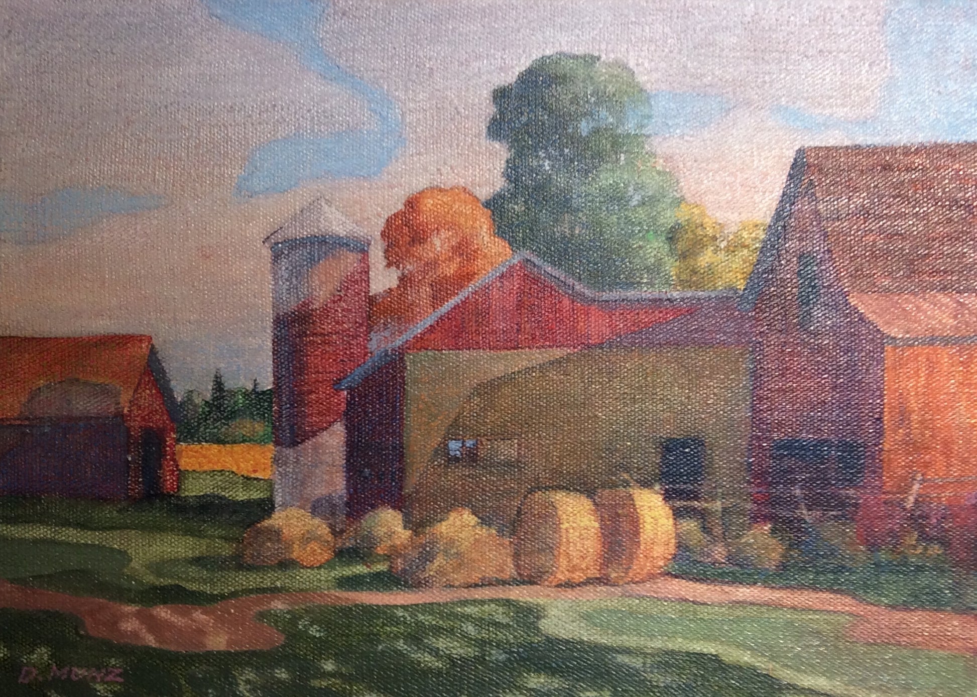 Hay Farm, 13x18" image 0