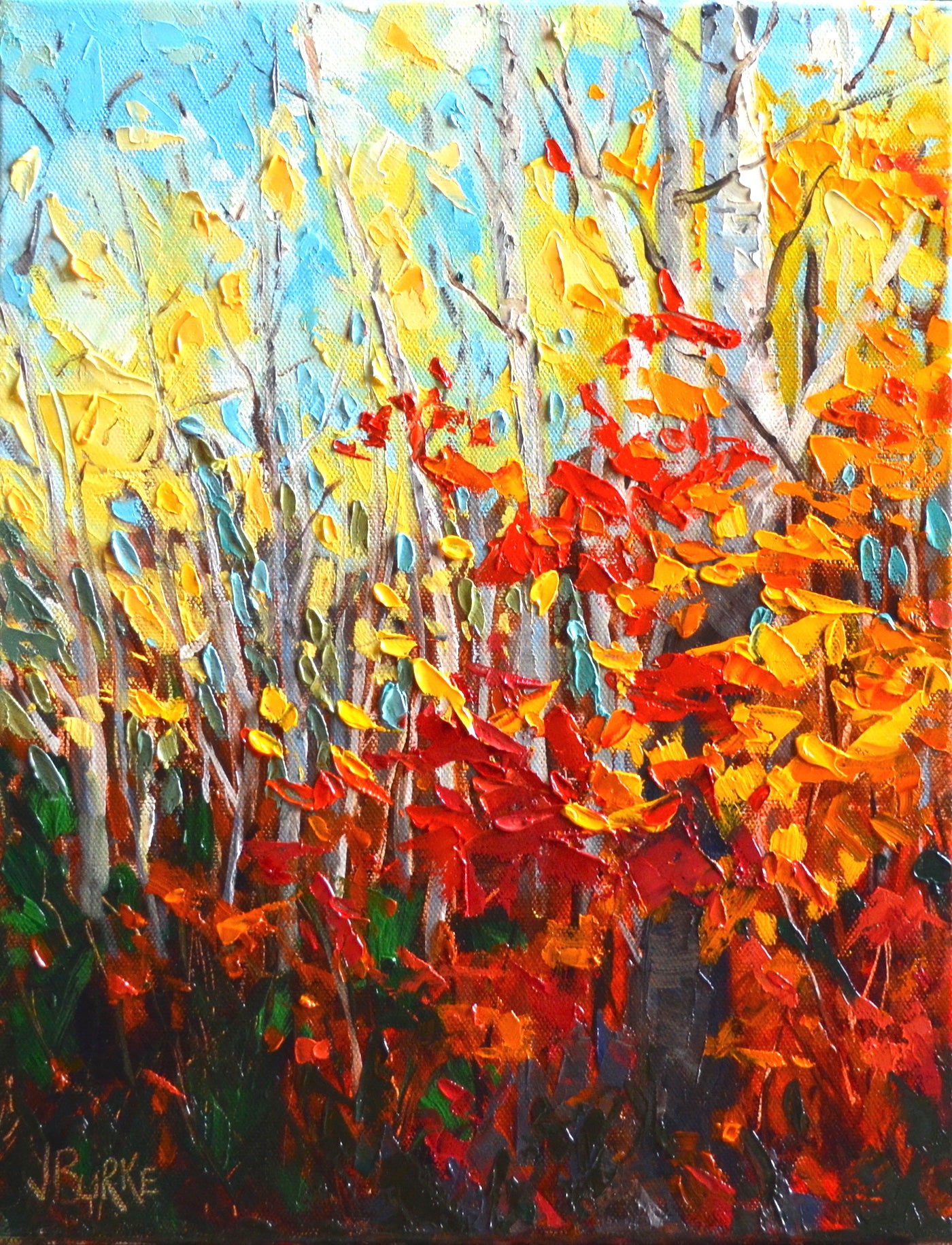 Hidden Birch-16” x 19” image 0