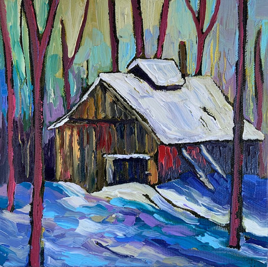 Cabane à Sucre #5  6"x6" image 0