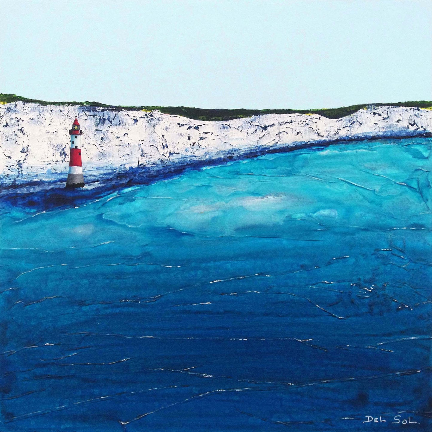 Along the Coast II, 12x12" image 0