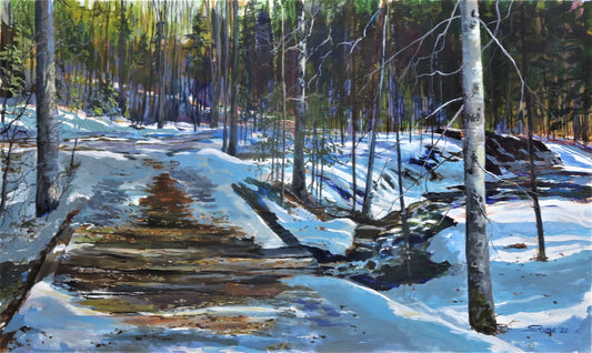Bidge Over Fallinbrook 12x20" image 0