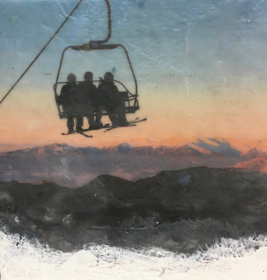 On The Lift, 10x10" image 0