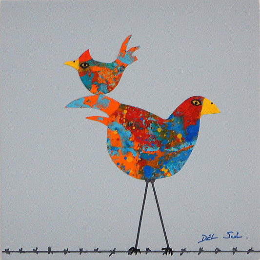 Funky Birds CXXIV: Piggy Back image 0