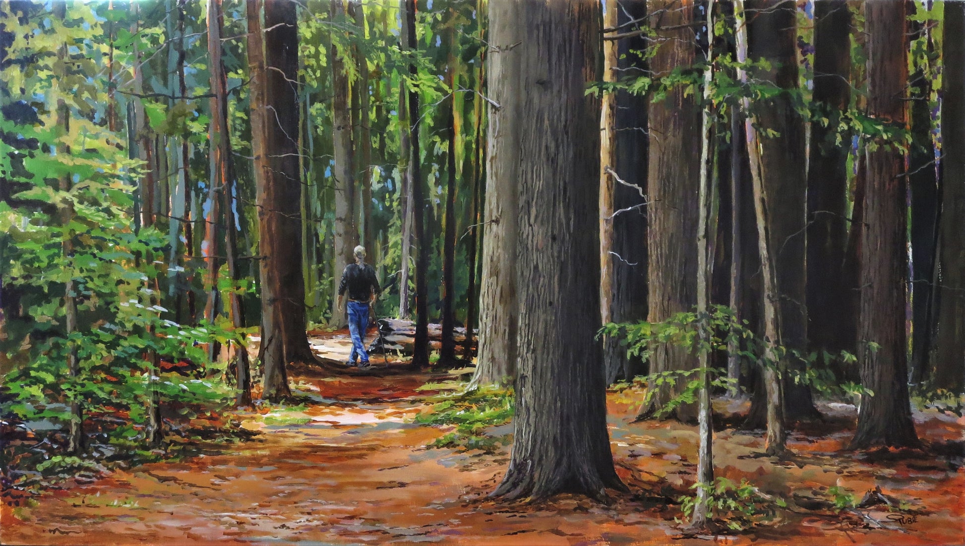 A Walk Through The Grove 18H x 32W image 0