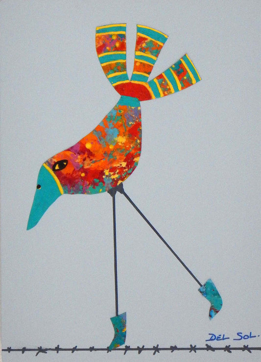 Funky Birds CXXVI: Turquoise Booties image 0