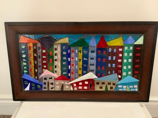 Village of Houses 23x13" image 0