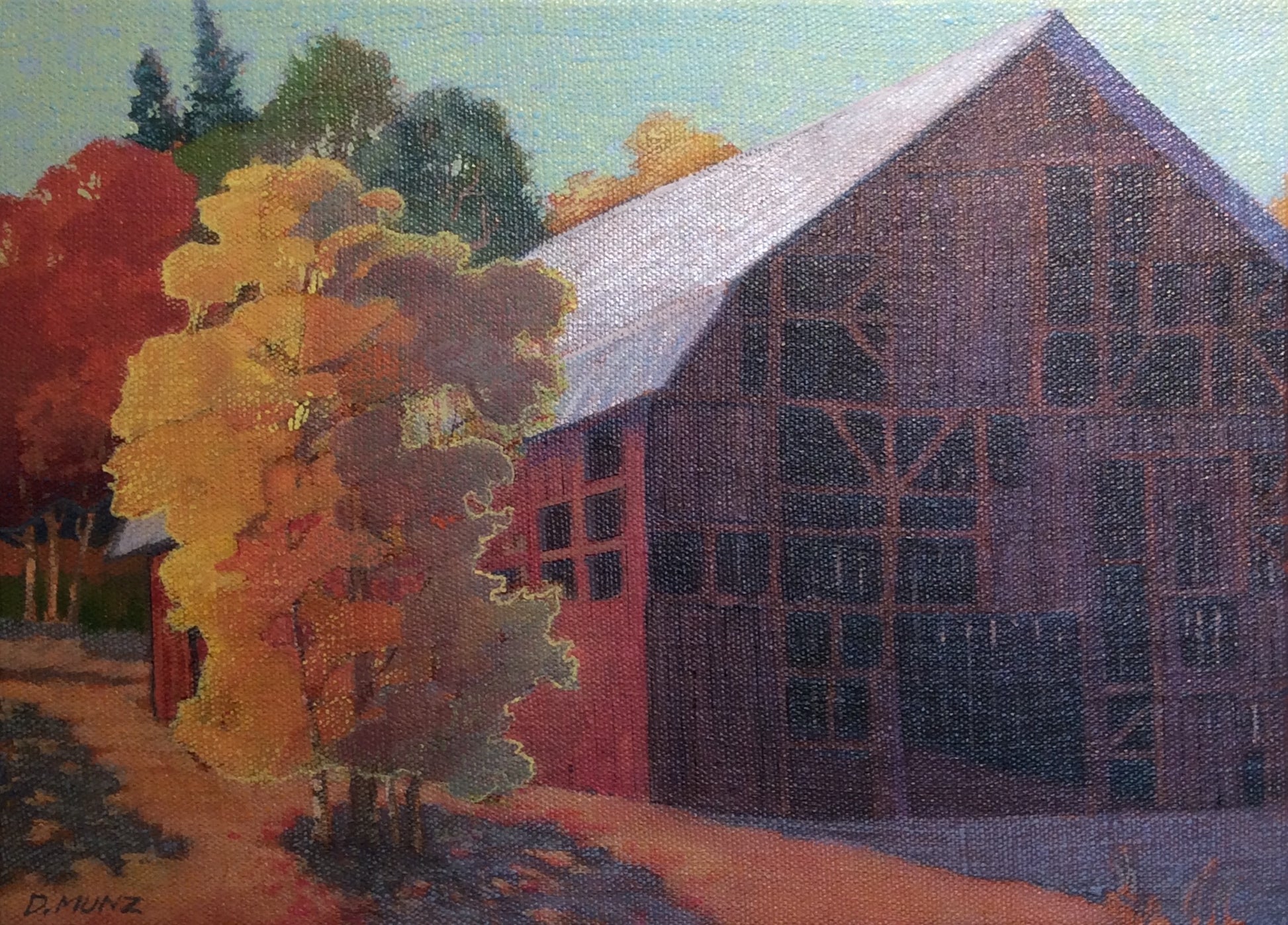 A New Roof, 13x18" image 0