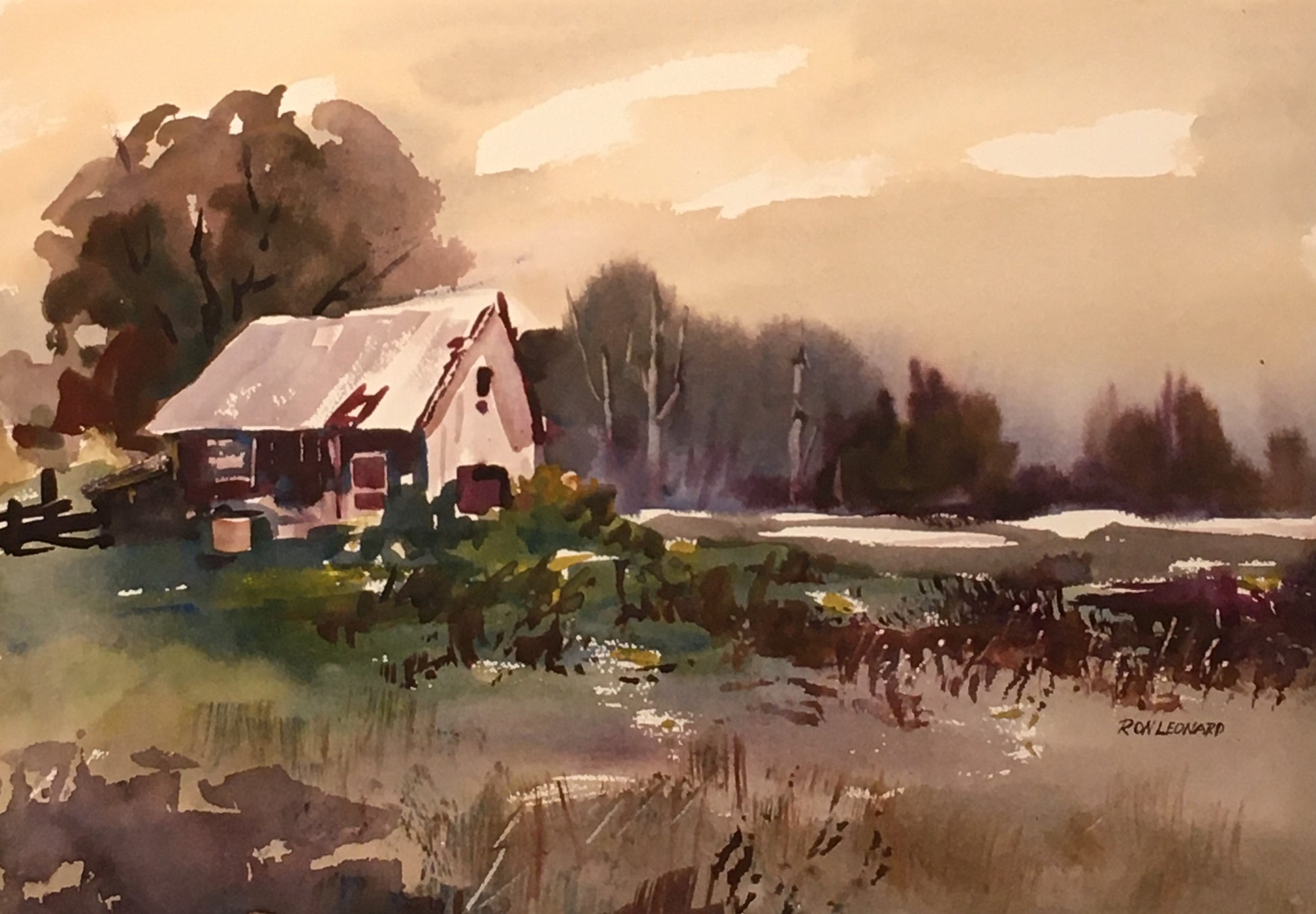 Lonesome Hovel, 1985 14x20" image 0