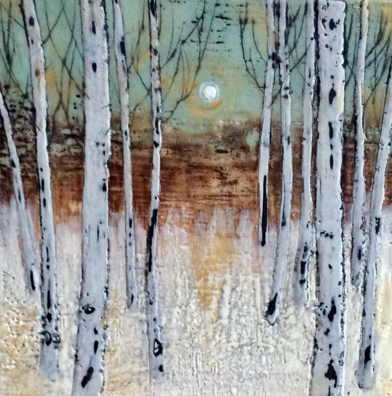 Eleven Birches image 0