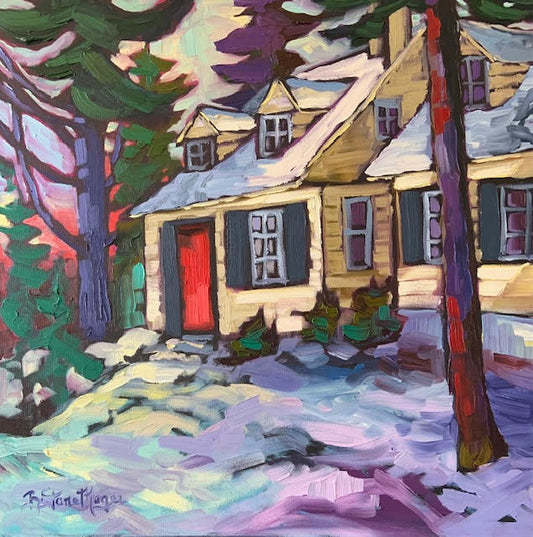 "The Red Door" Series 1, 30x30" image 0