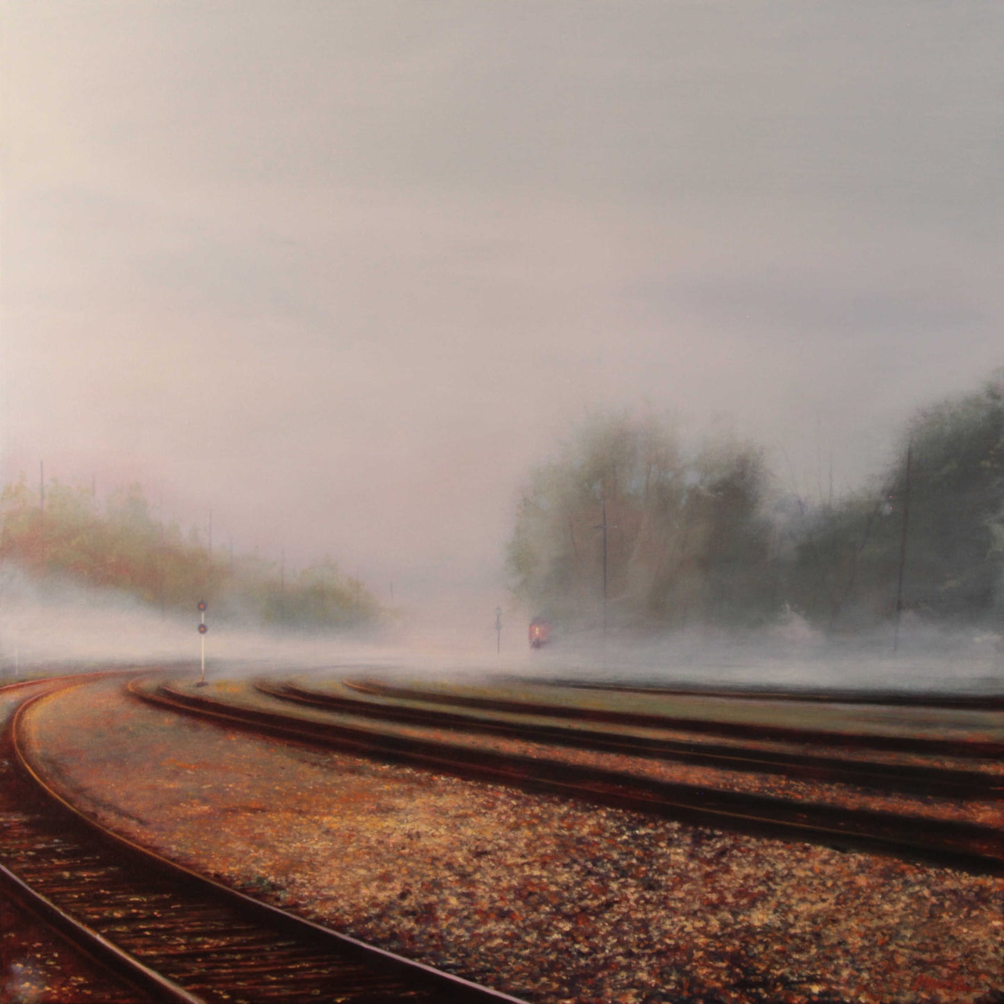 November Mist, 36x36" image 0