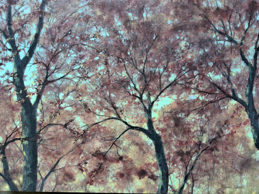 Autumn Locust Trees image 0