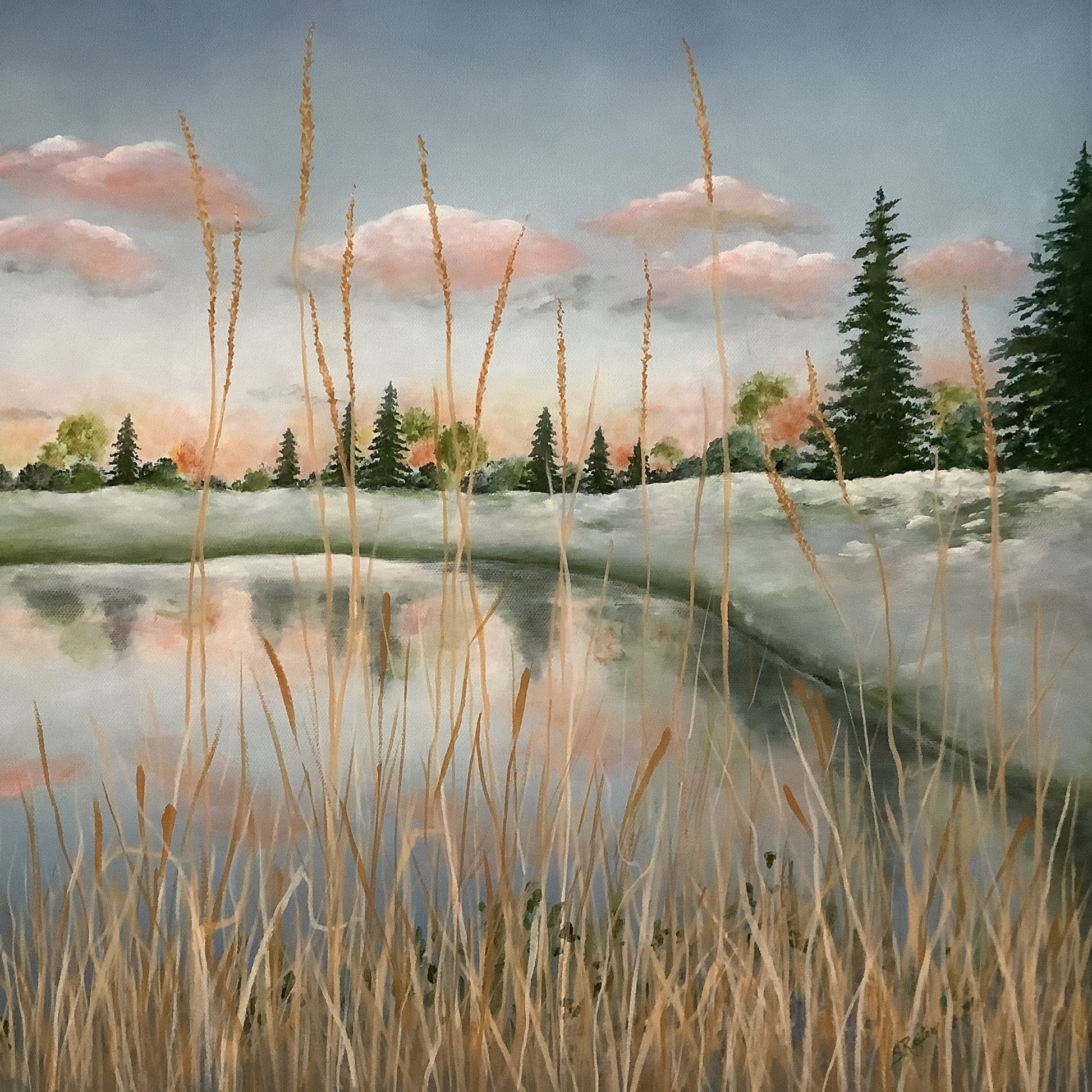 First Snow (Kanata Lakes Golf Course), 20x20" image 0