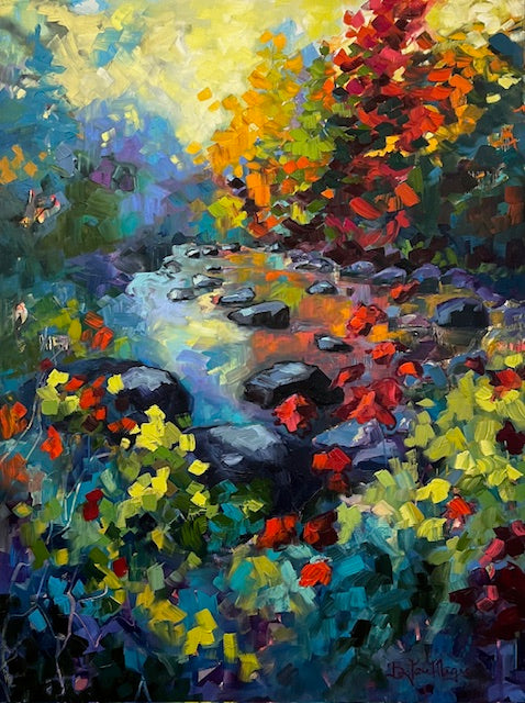 “Golden Needles” #3 48x36” image 0