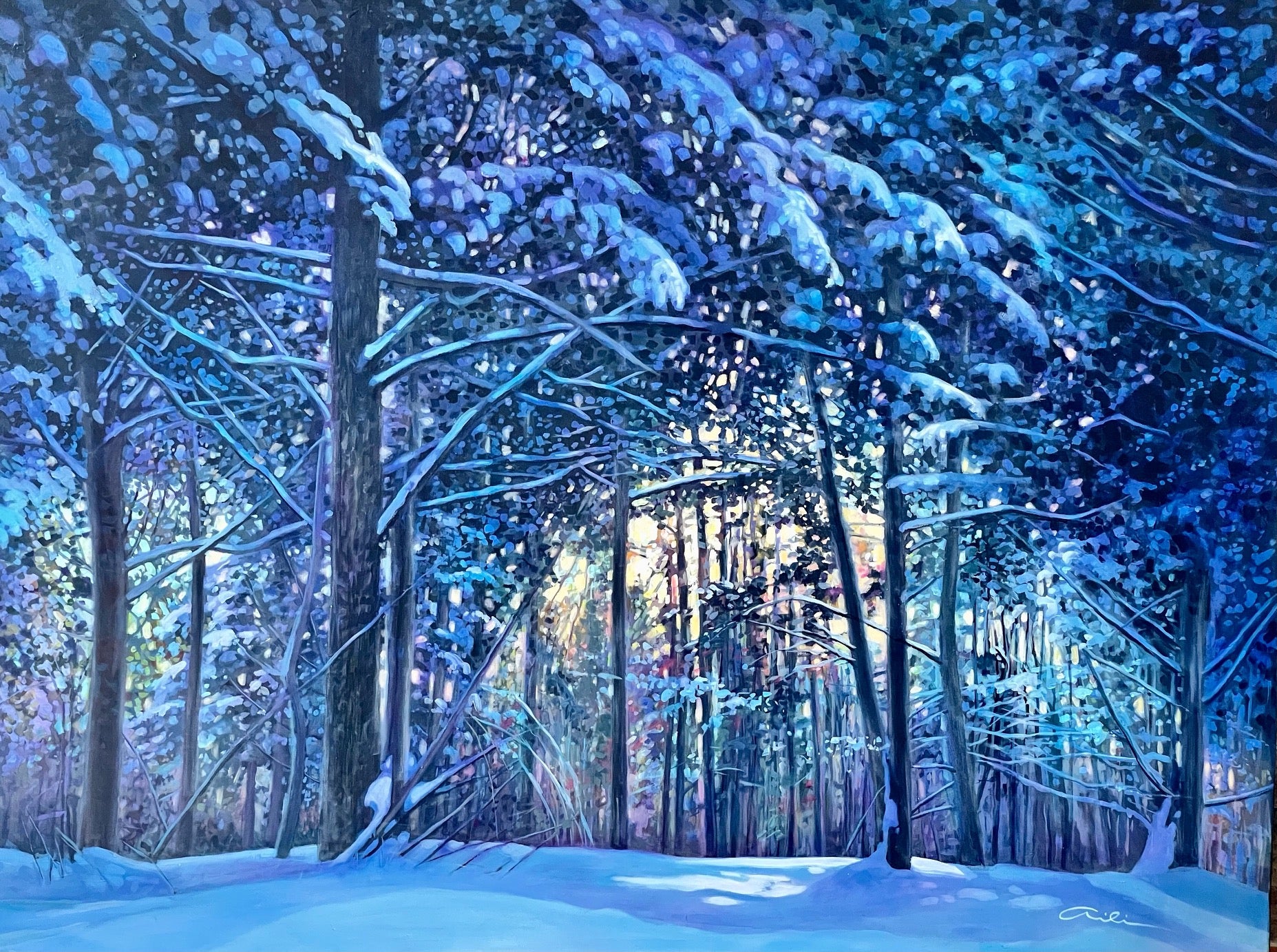 Nature's Cathedral 36x48" image 0