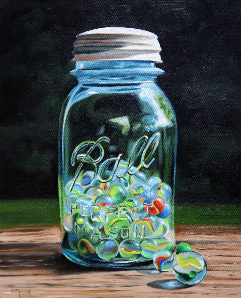 Marbles 12x18" image 0