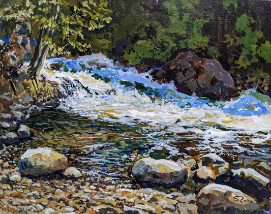 Gull River Rapids, 11x14"