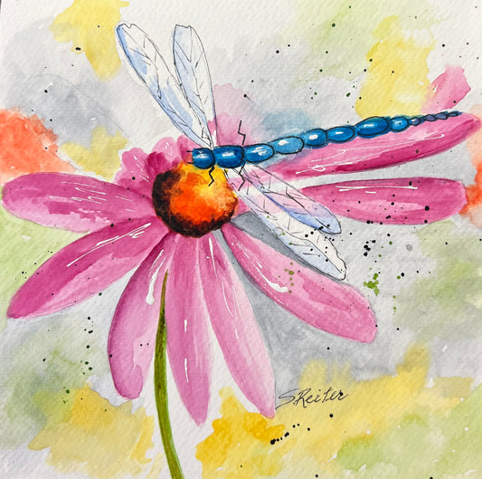 Pink Conflower 6x6" image 0