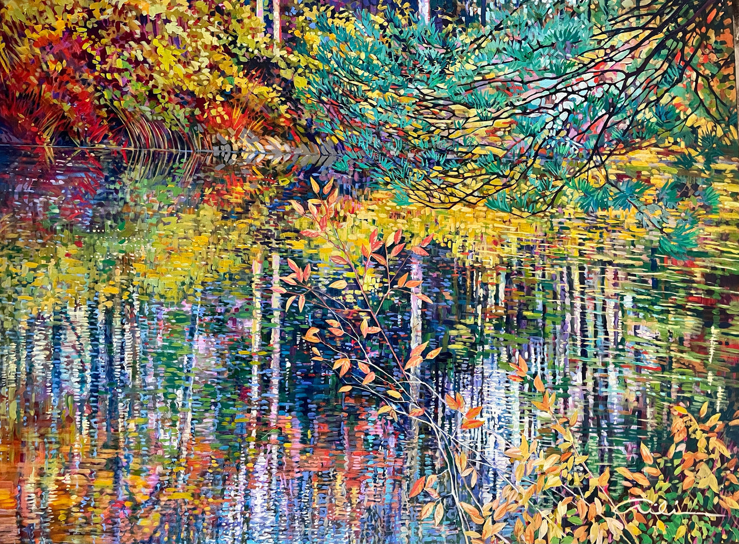 Evening Reflections 36x48" image 0