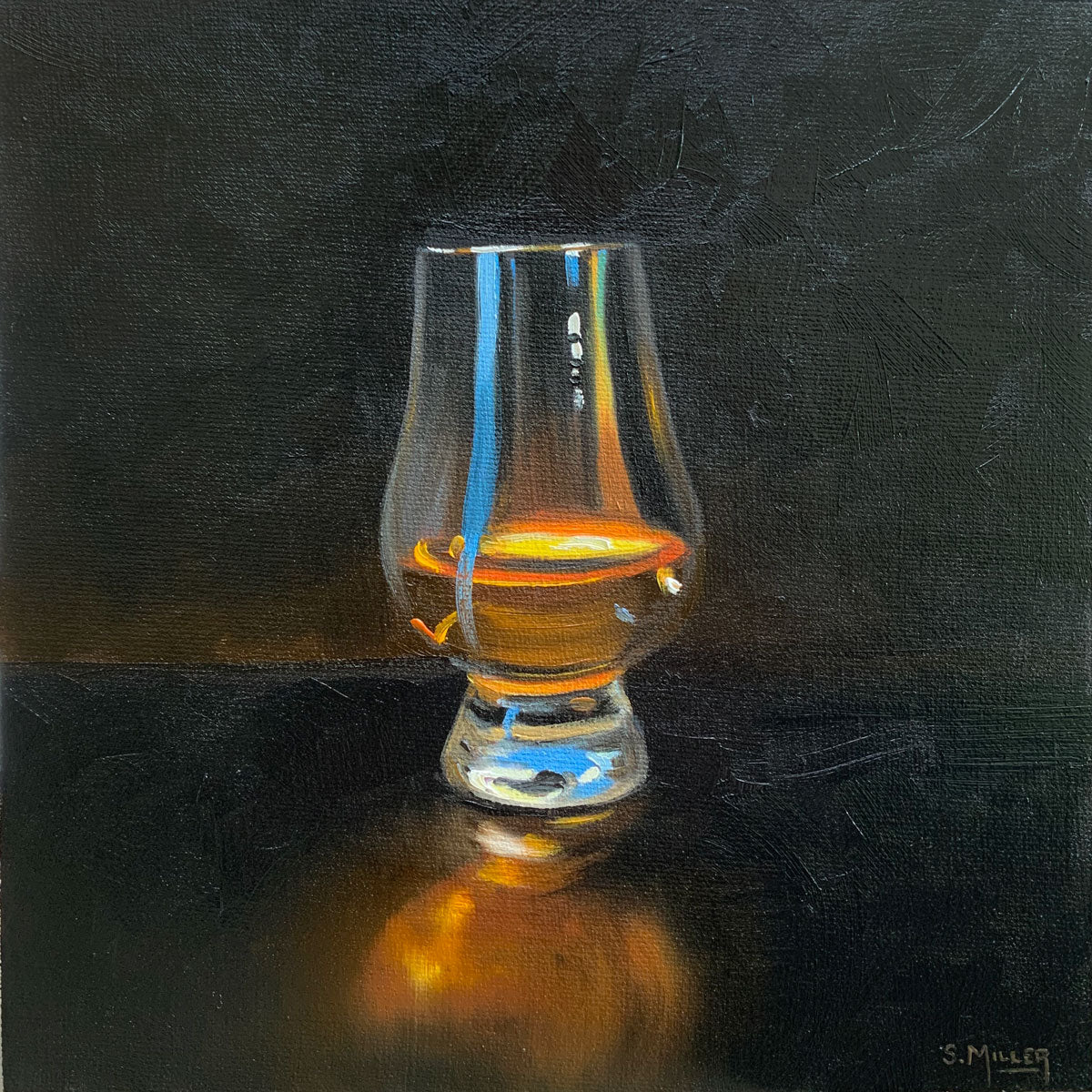Whisky Glass I 8x8" image 0