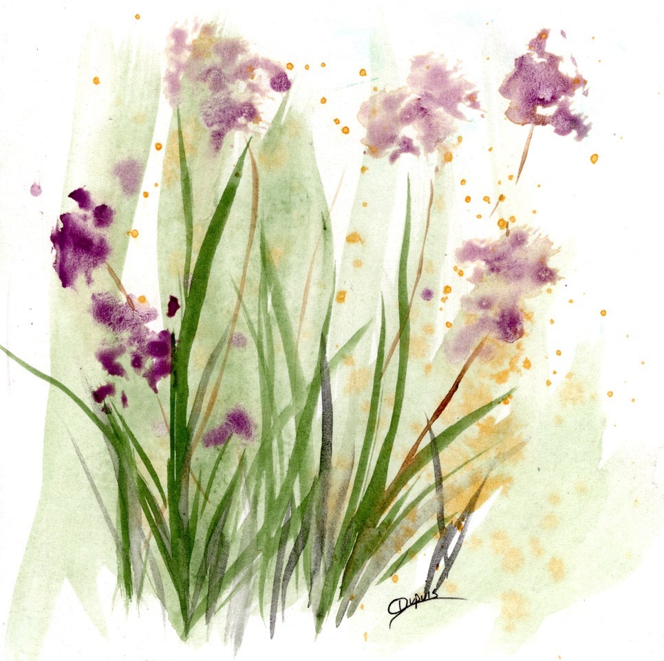 Spring Flowers V 8x8" image 0