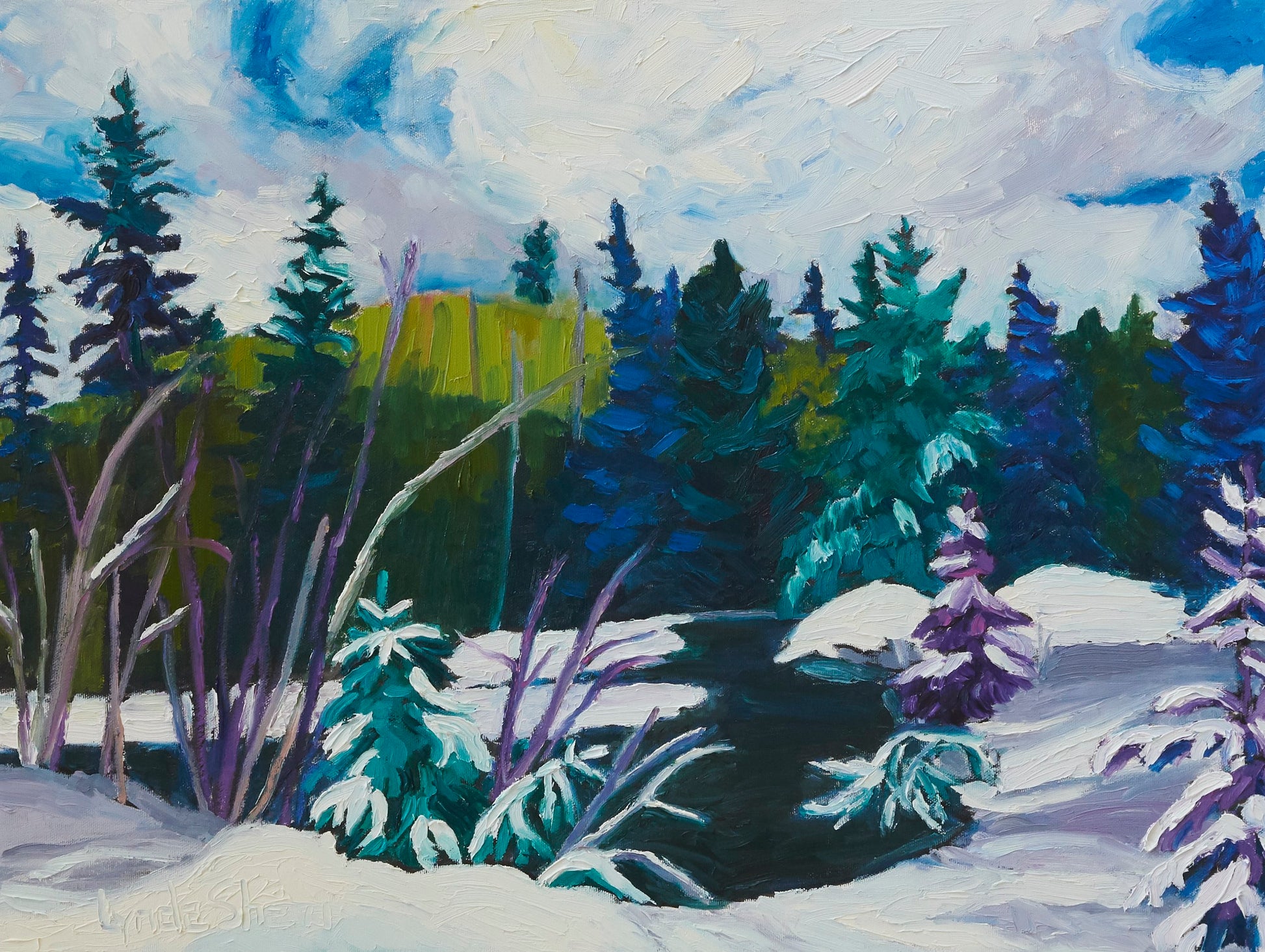 Temagami Winter View- 24H x 18W image 0