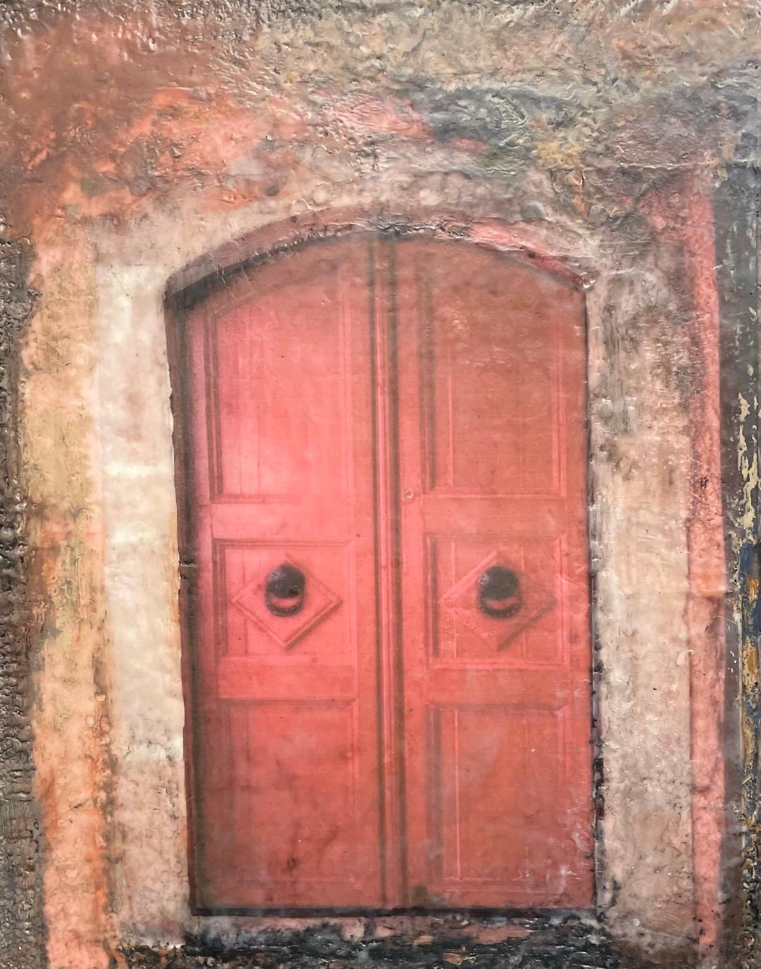 Old World Door Red 24H x 18W image 0
