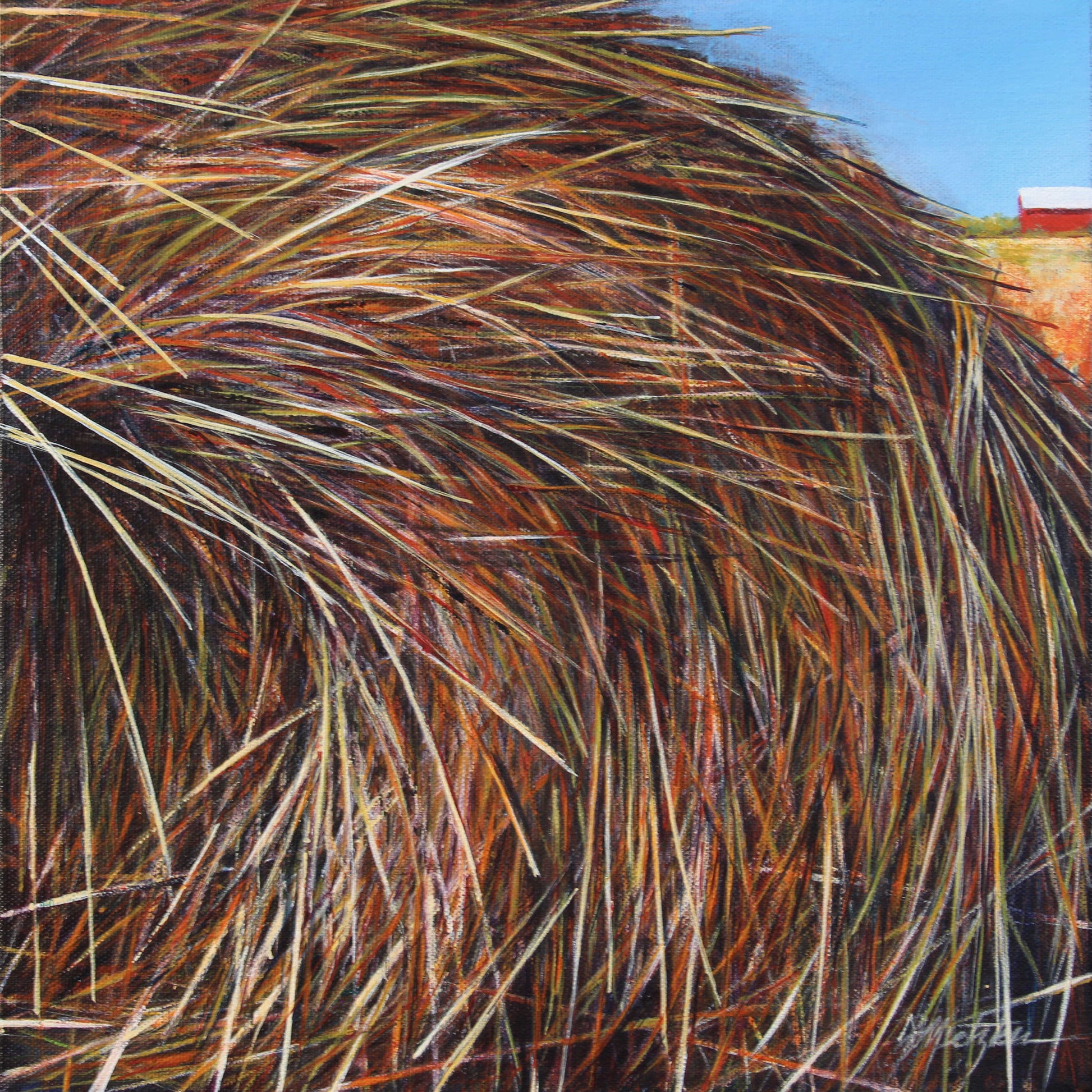 Little Red Barn- 12¨ x 12¨ image 0