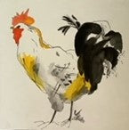 Yellow Rooster, 6x6" image 0