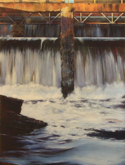 Dancing Falls- 48x36" image 0