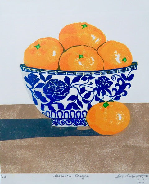 Mandarin Oranges, 2/13, 8x10" image 0