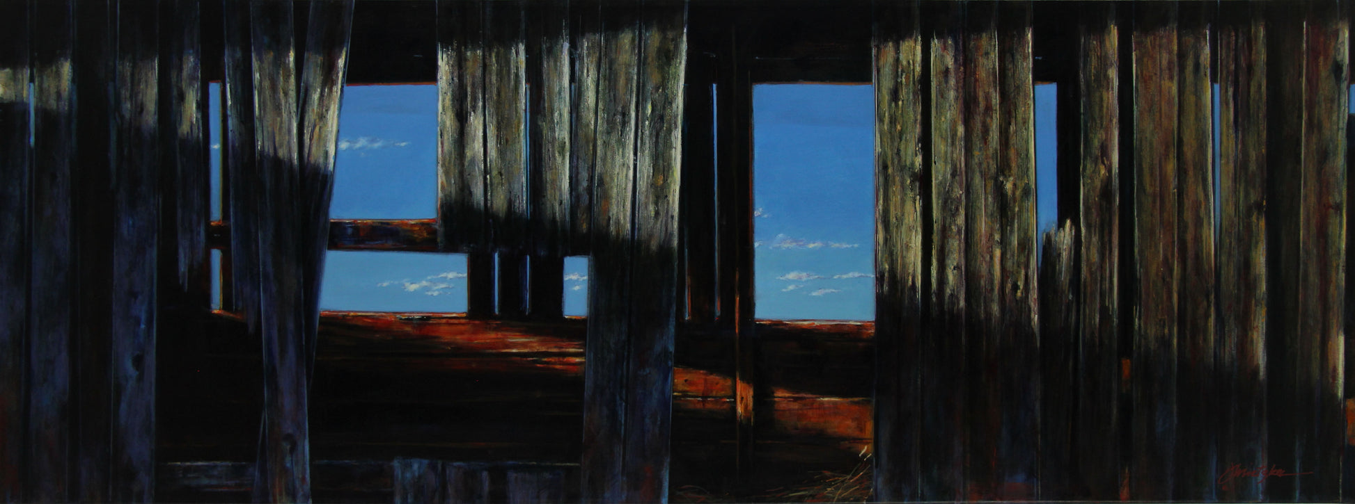 A Beam of Light, 48x18" image 0