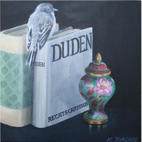 Little Bird (on Duden), 10x10" image 0