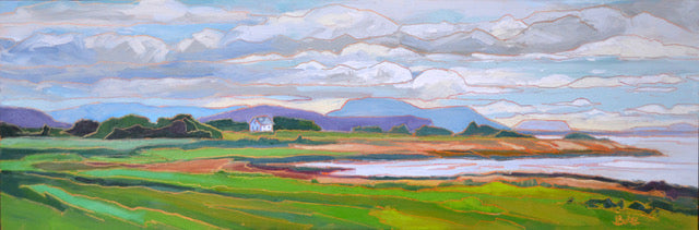 Norway: Waiting for the Ferry-30x10” image 0