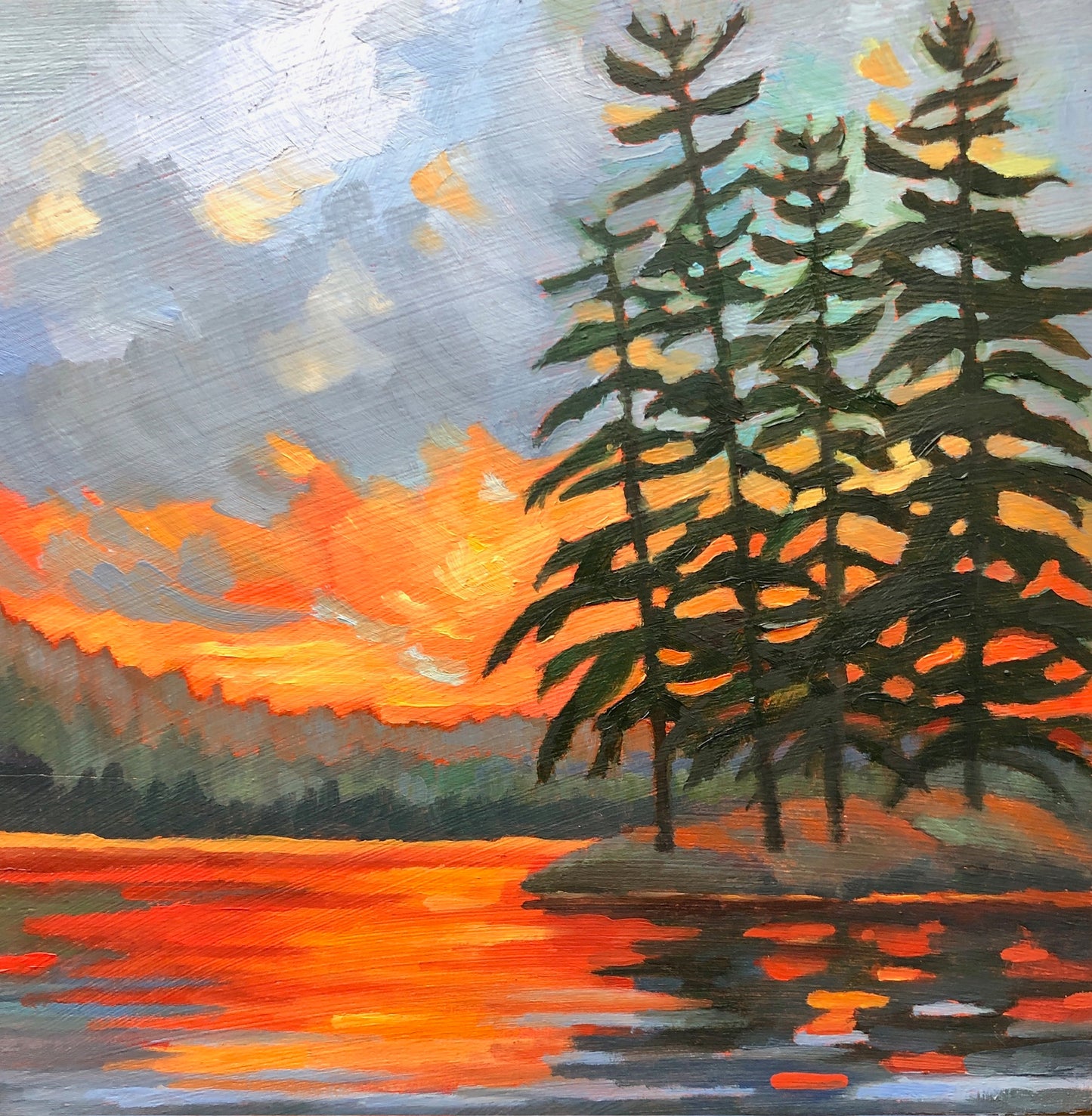 Honey Harbour 8x8" image 0