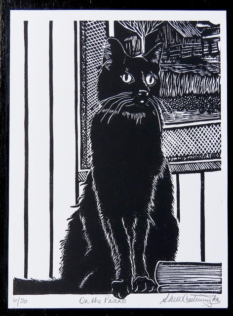 On The Piano 6x8" image 0
