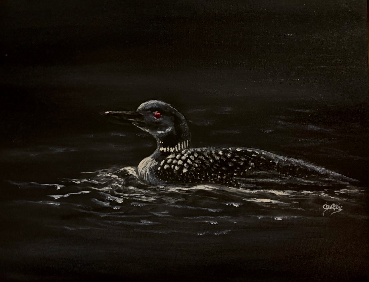 Dusk Landing, 14x18" image 0