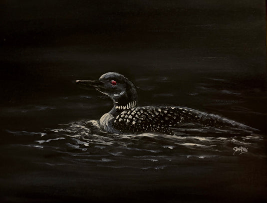 Dusk Landing, 14x18" image 0