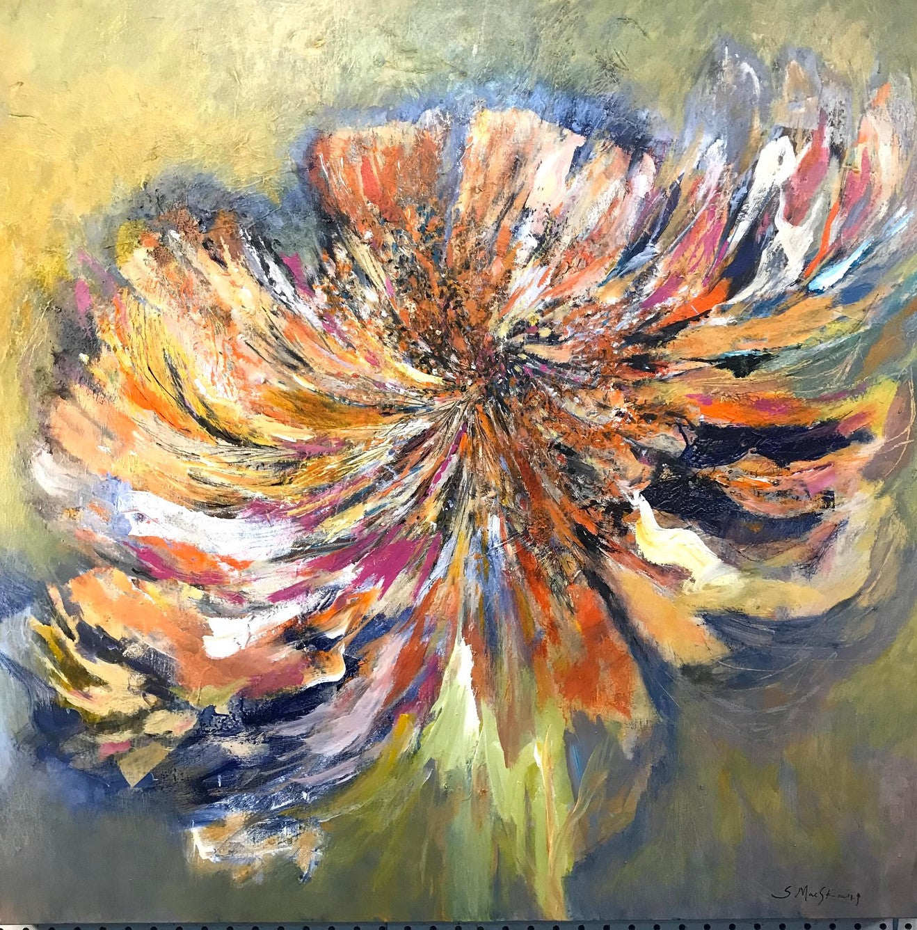 Autumn Bloom 36H x36W image 0